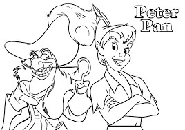 Peter y Hook gracioso para colorir