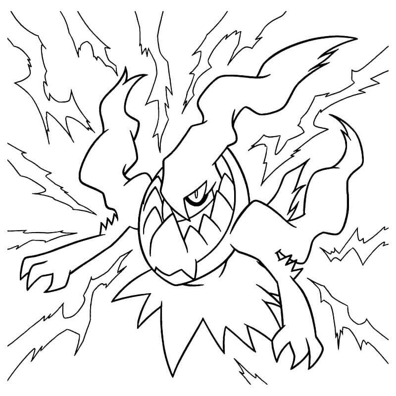 Poder Darkrai para colorir