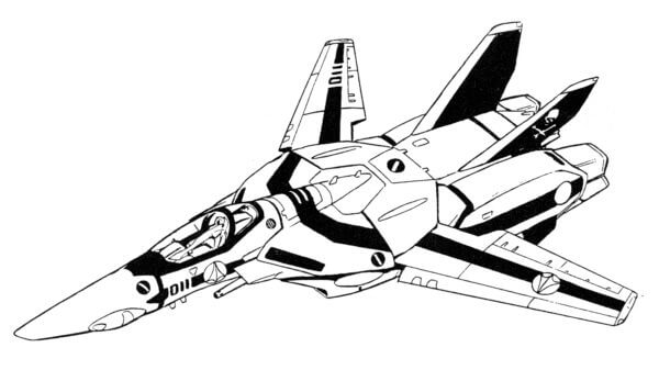 Dibujos de Poderosos Aviones De Combate para colorear