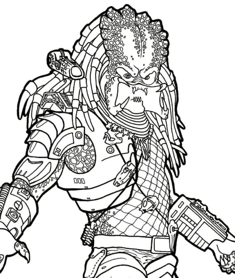 Dibujos de Predator 17 para colorear