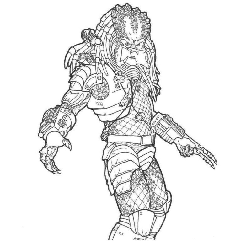 Dibujos de Predator 6 para colorear