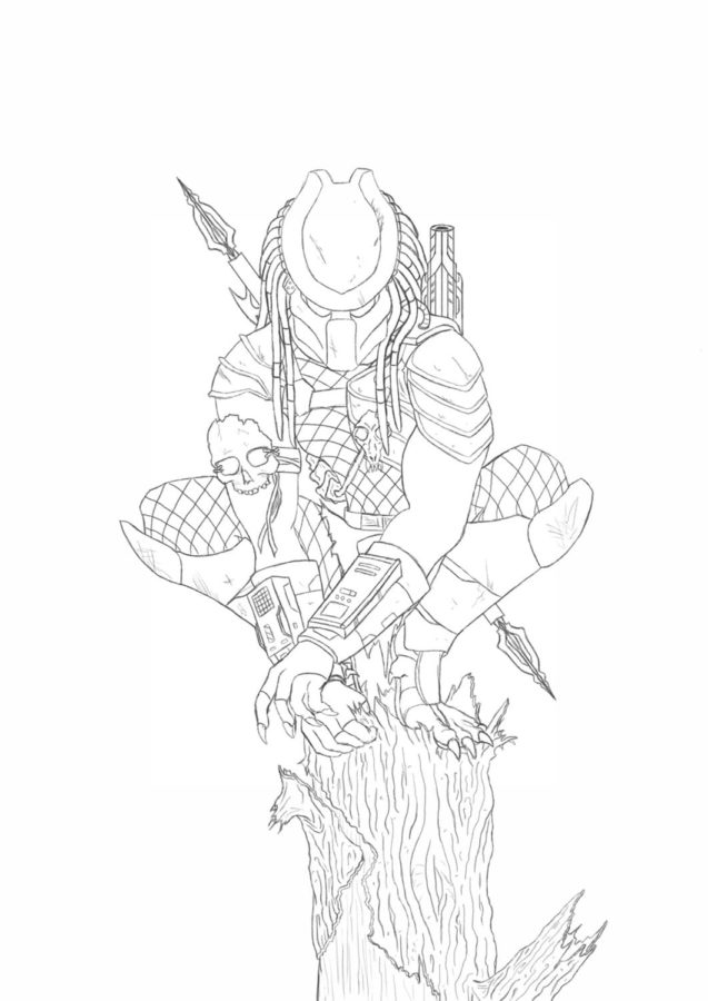 Dibujos de Predator 9 para colorear