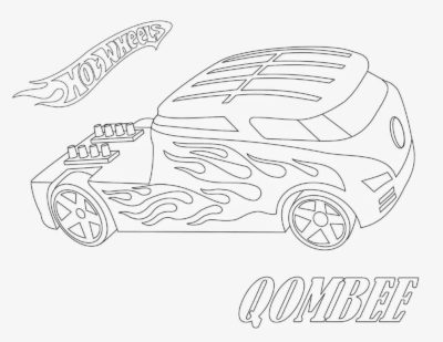 Dibujos de Qombee de Hot Wheels para colorear