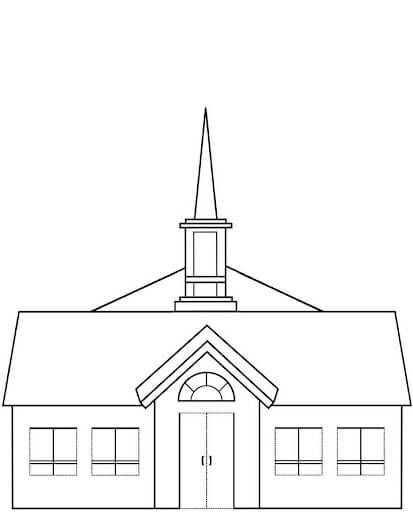 Dibujos de Robbygurl S Creations Mi Iglesia para colorear