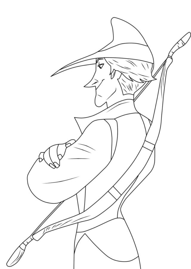 Robin Hood Básico para colorir