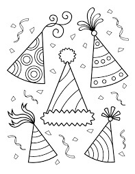 Sombrero de Cinco Fiestas para colorir