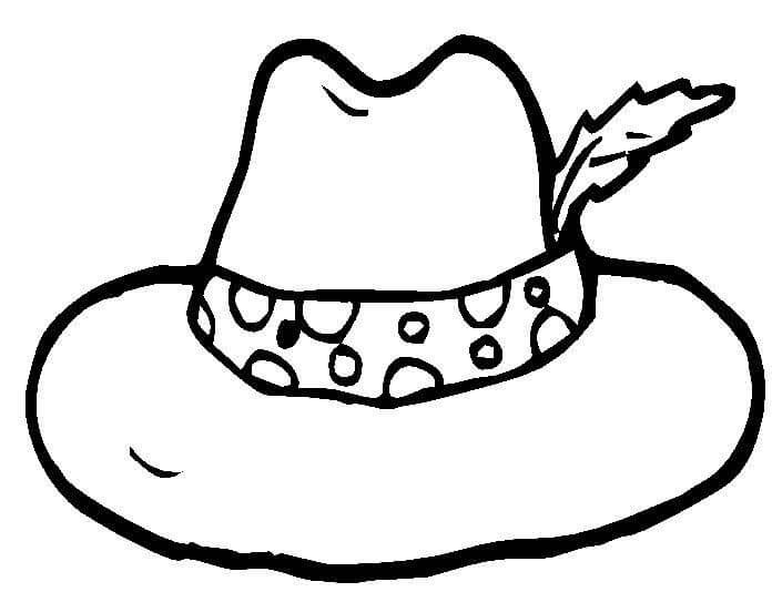 Dibujos de Sombrero de Vaquero para colorear