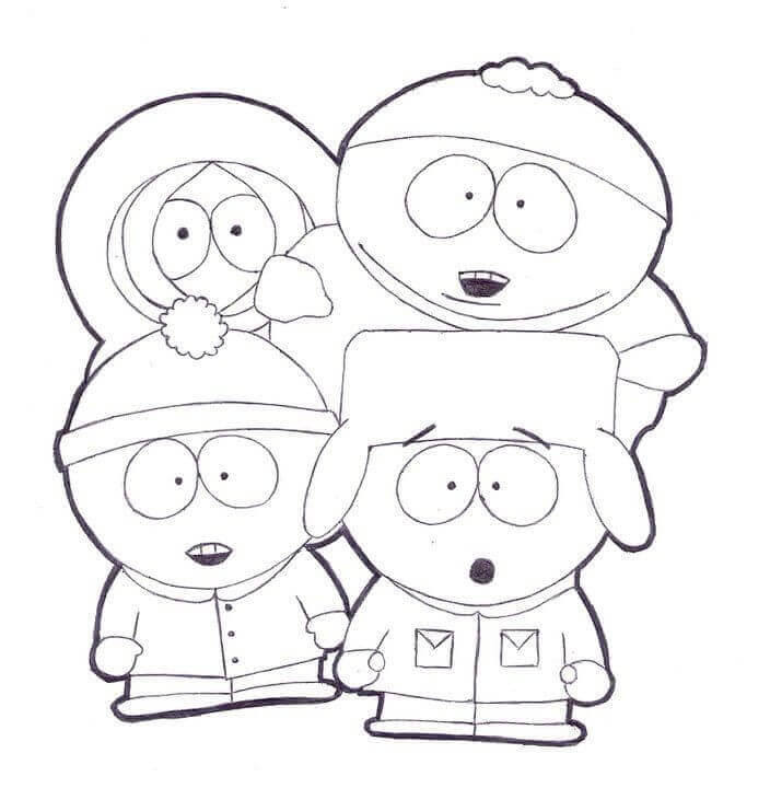 South Park para colorir