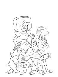 Steven y Sus Amigos para colorir