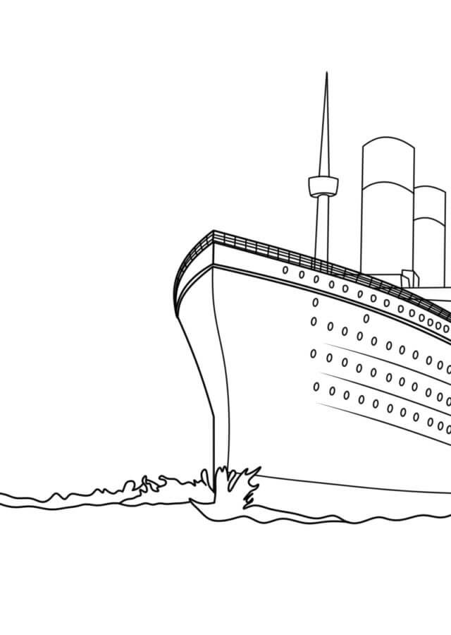 Titanic Perfecto para colorir
