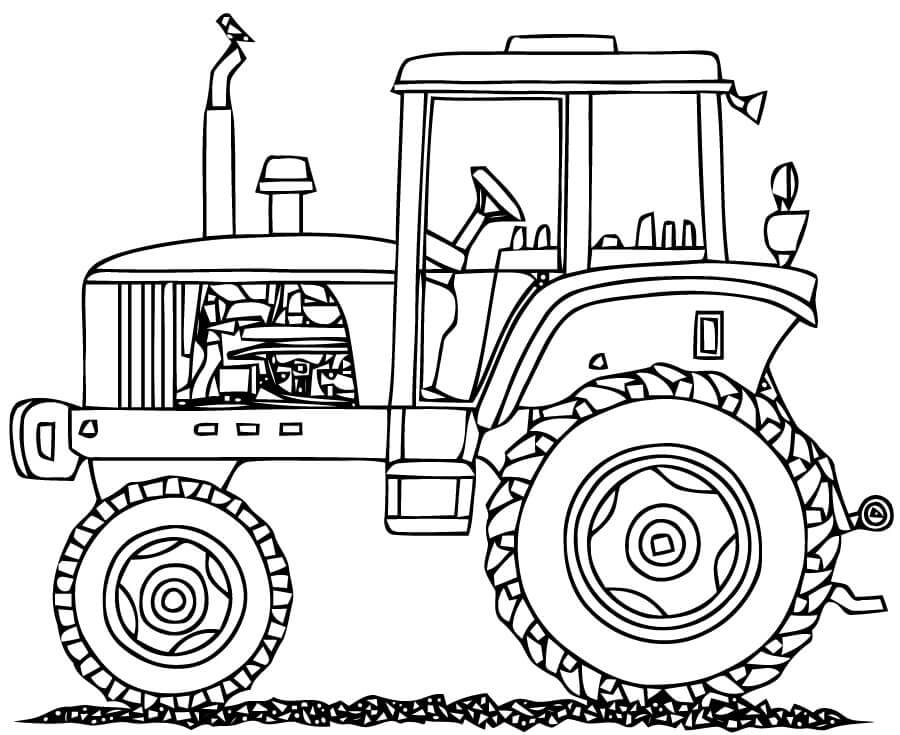 Dibujos de Tractor 2 para colorear