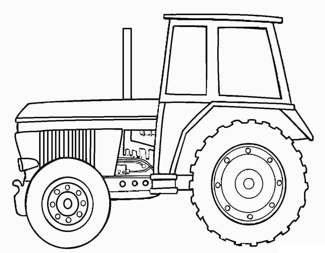 Dibujos de Tractor 3 para colorear