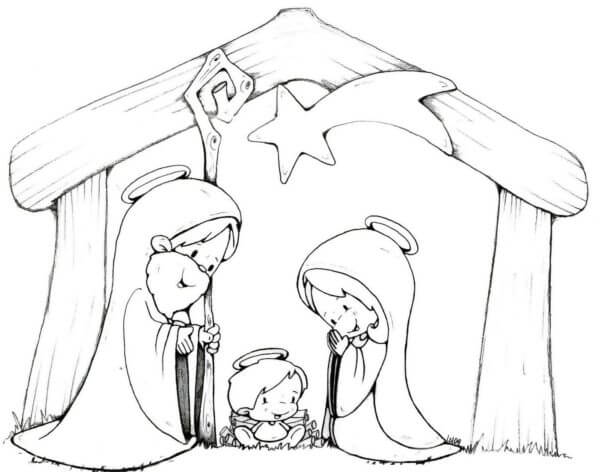 Natividad coloring pages