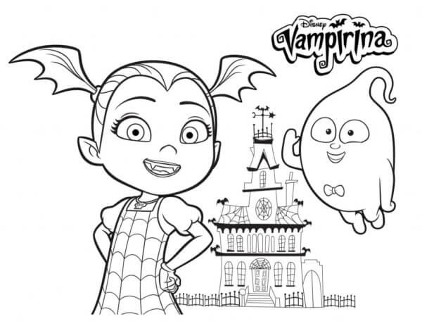 Dibujos de V De Una Familia De Vampiros para colorear