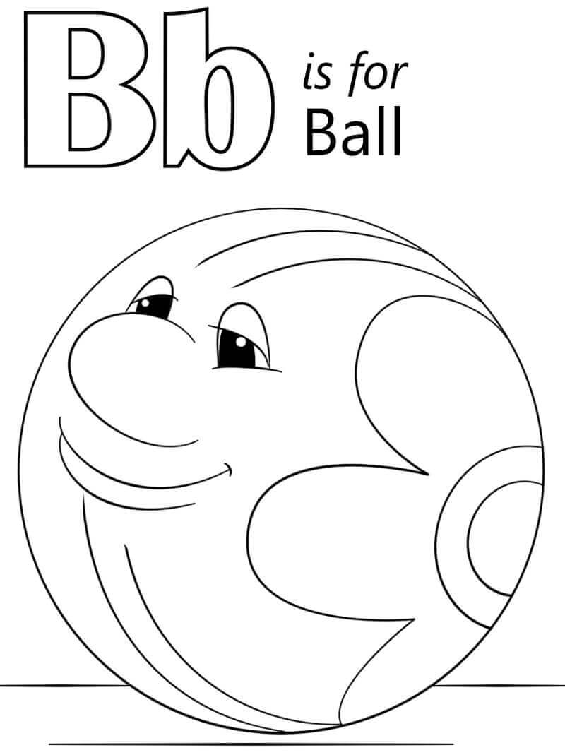 Dibujos De Letra B Para Colorear E Imprimir – ColoringLib