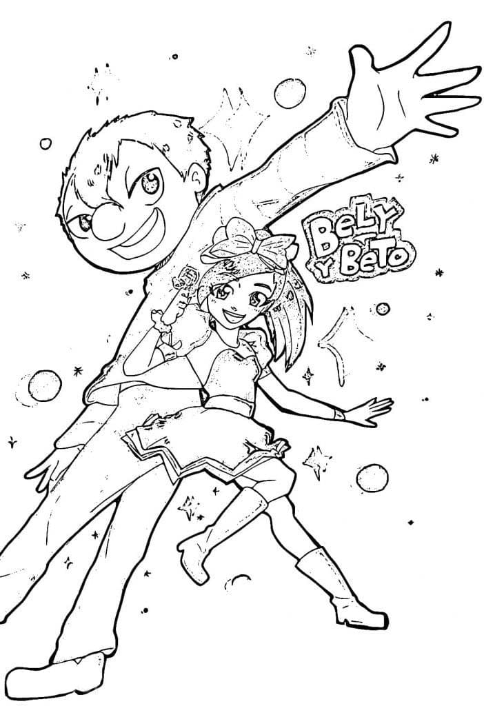 bely Dibujo de Bely y Beto para colorear, imprimir e dibujar – ColoringLib