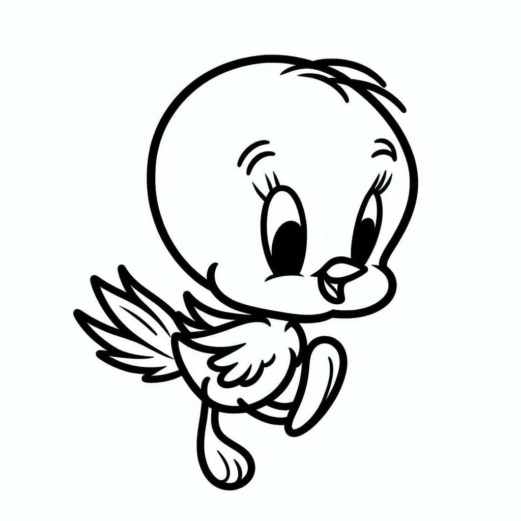 Pájaro Piolin 1 para colorear, imprimir e dibujar – ColoringLib