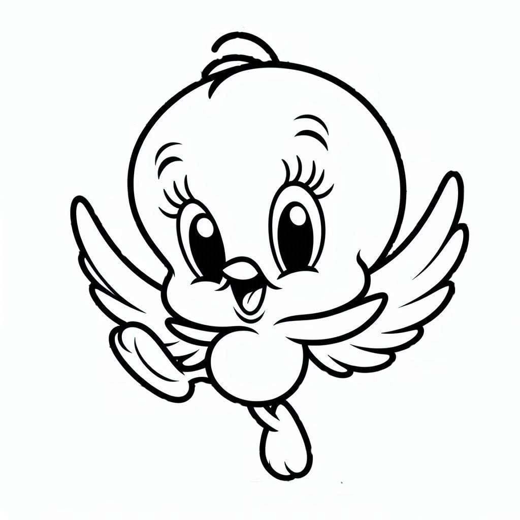 Pájaro Piolin 3 para colorear, imprimir e dibujar – ColoringLib