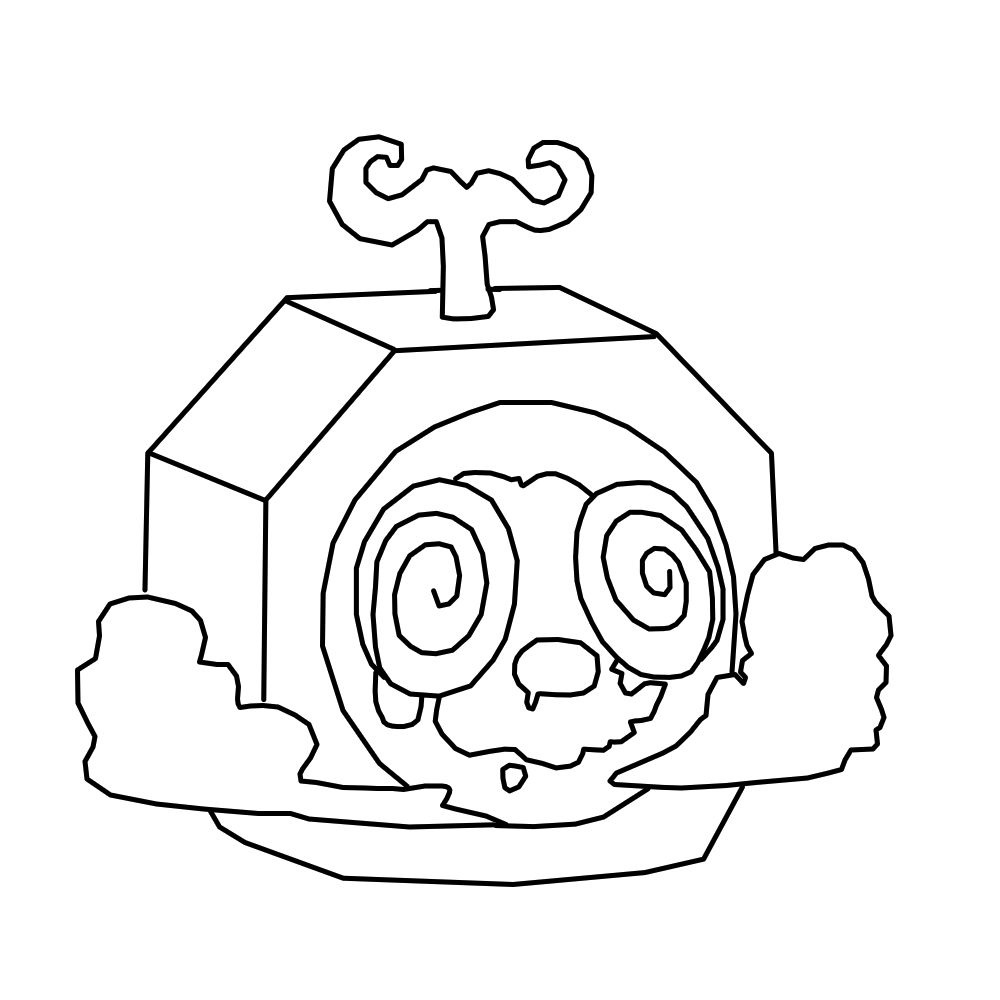 Portal de Frutas Blox para colorear, imprimir e dibujar – ColoringLib