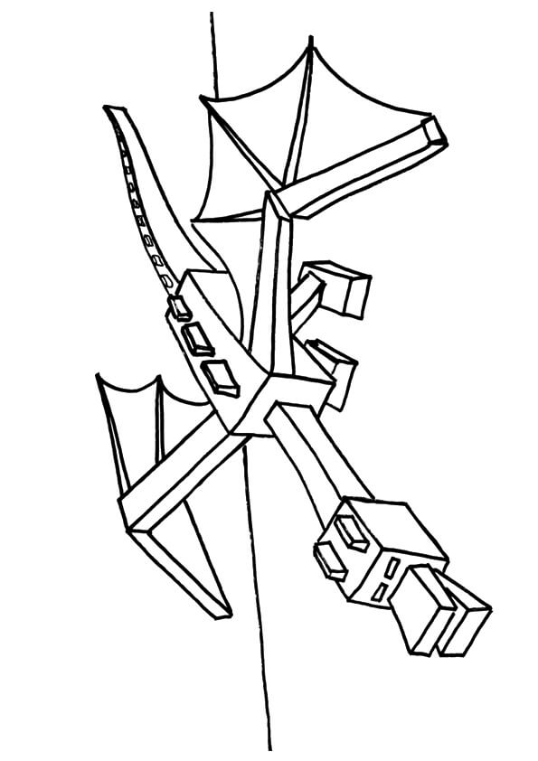 Ender Dragon Värityskuva