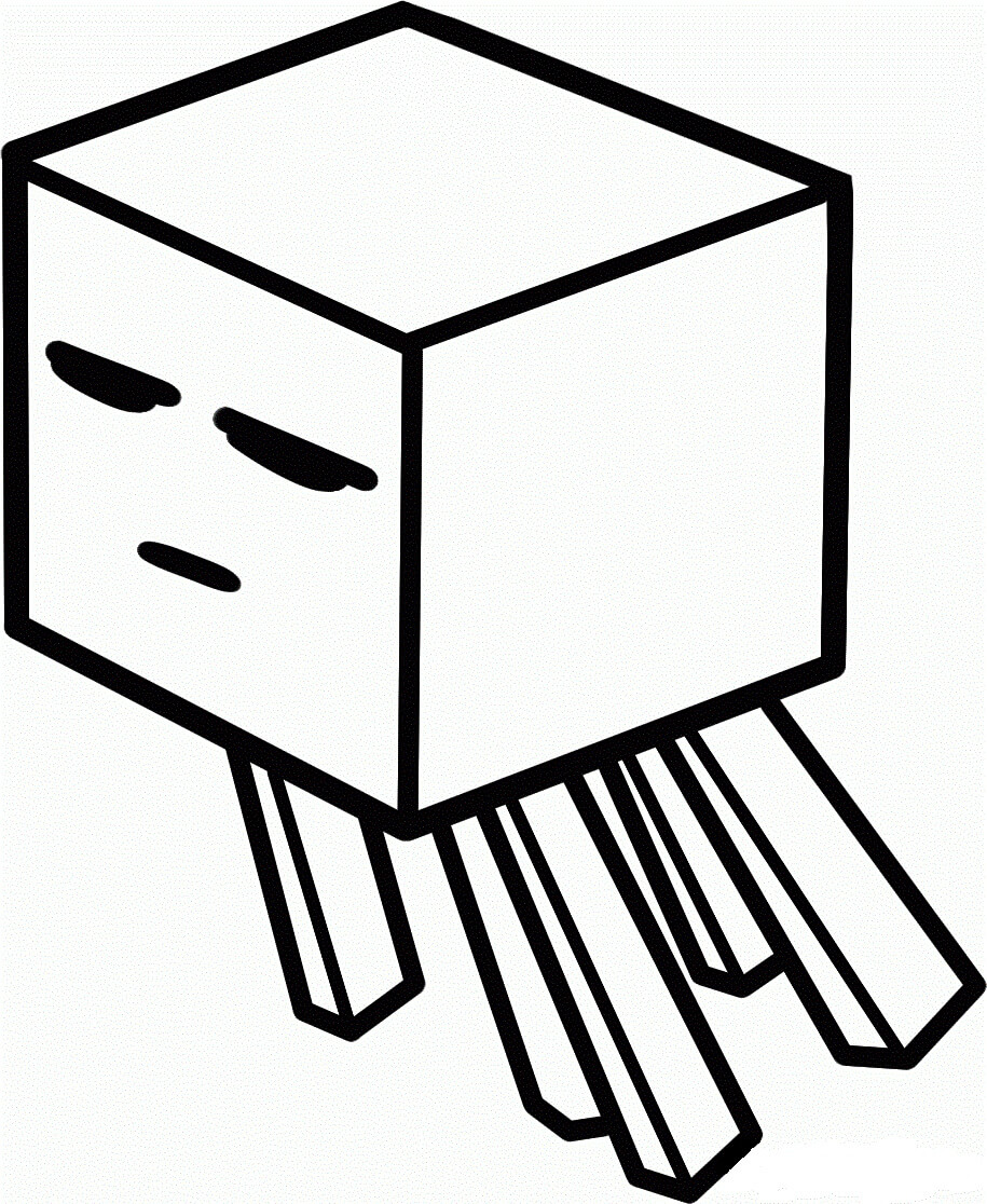 Ghast Lentää Värityskuva