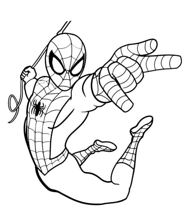 Hämähäkkimies (Spider-Man) Värityskuvat