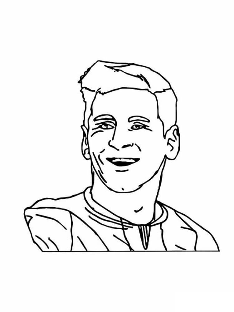 Hauska Lionel Messi Värityskuva
