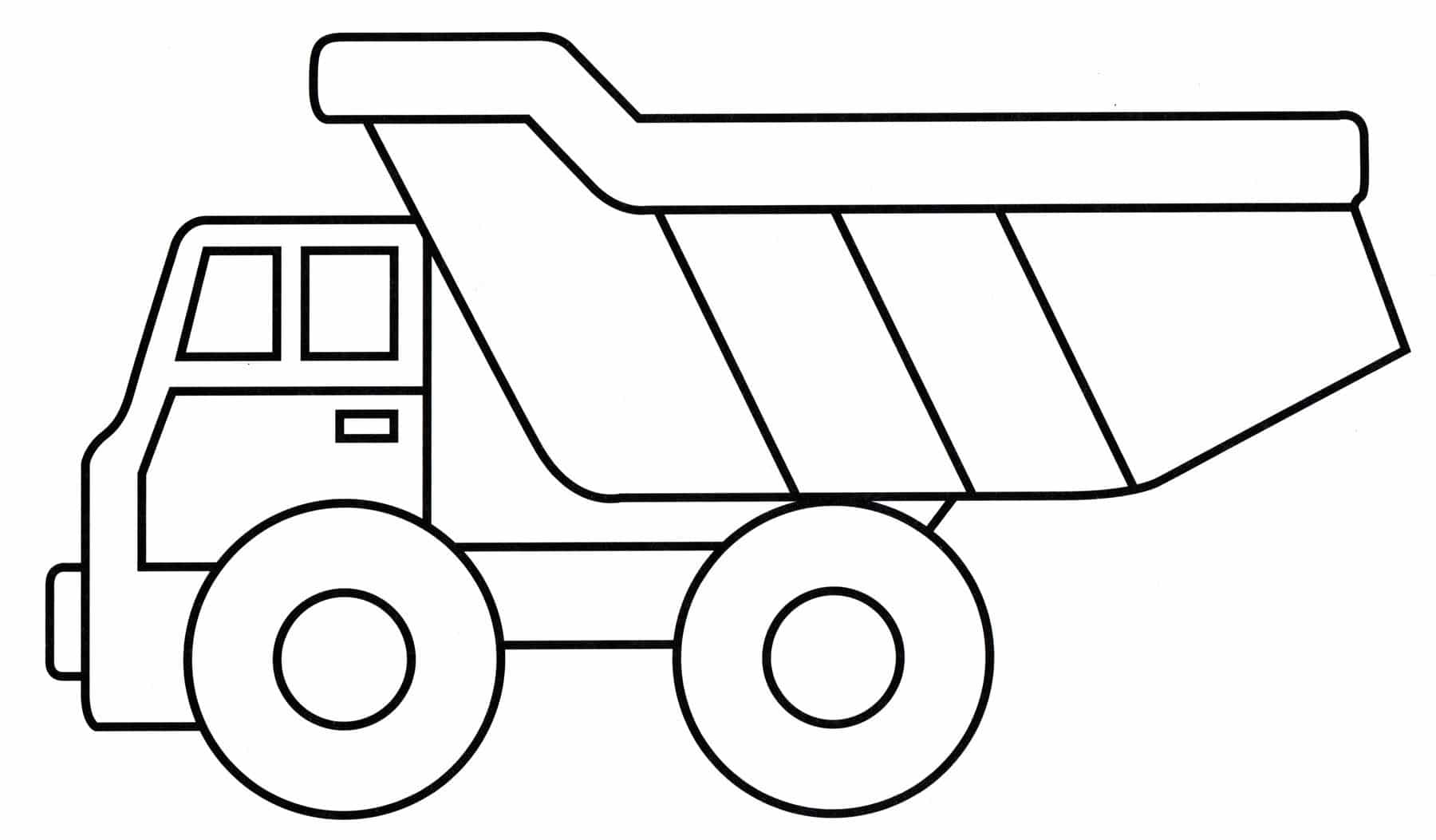 Helppo lava-auto Värityskuva