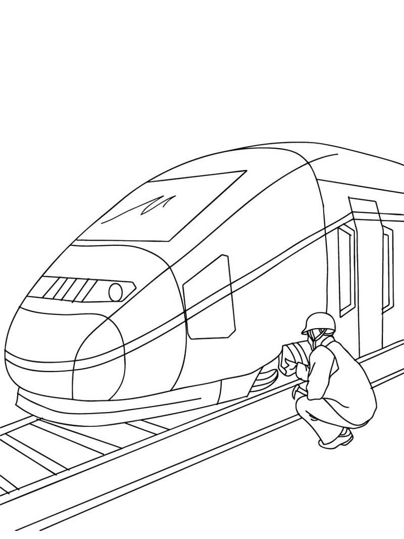 Junat coloring pages