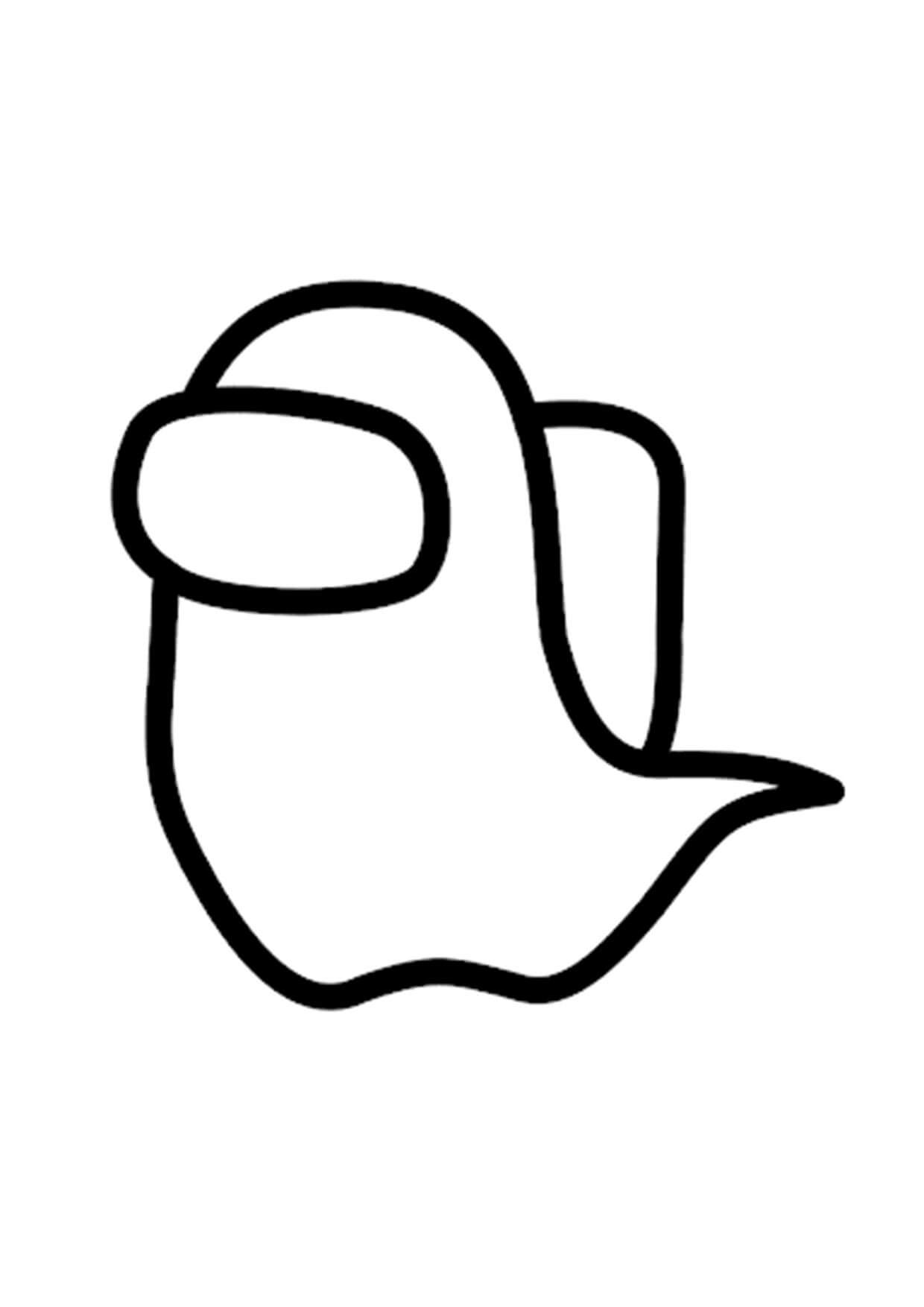 Keskuudessamme Ghost Skin Värityskuva