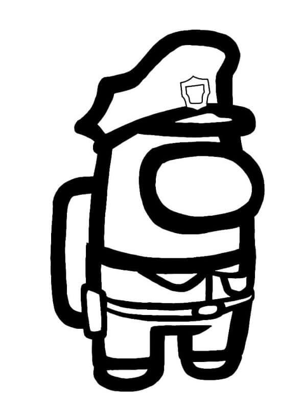 Keskuudessamme Police Skin Värityskuva