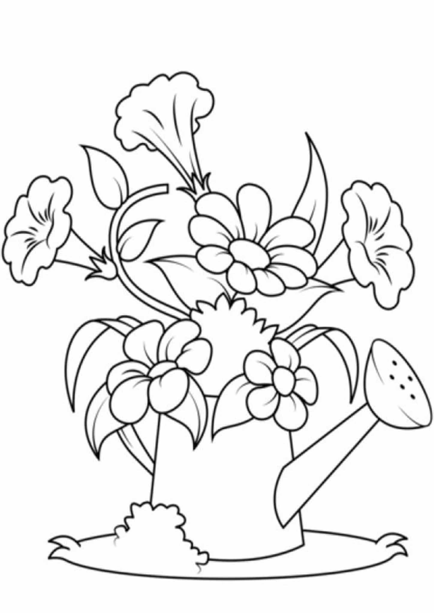Kukat coloring pages
