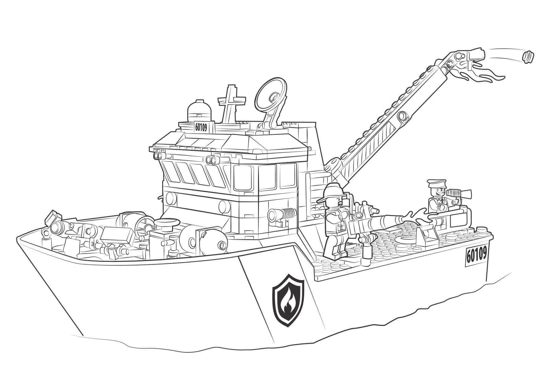 Lego Ship Värityskuva