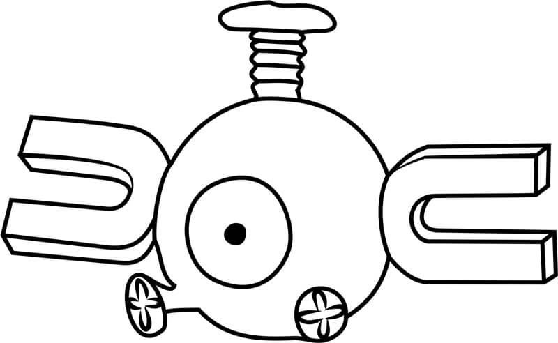 Magnemite Pokemon Värityskuva