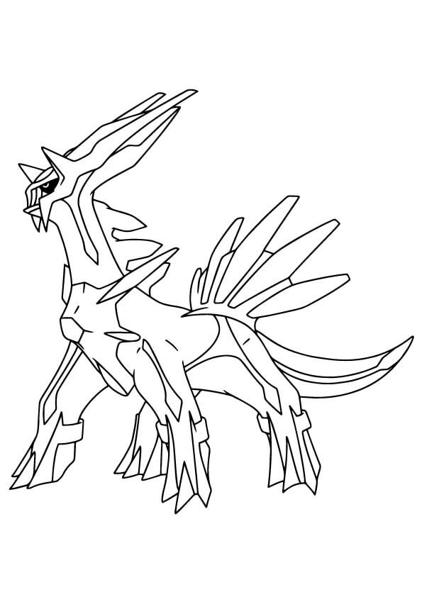 Mahtava Dialga Värityskuva