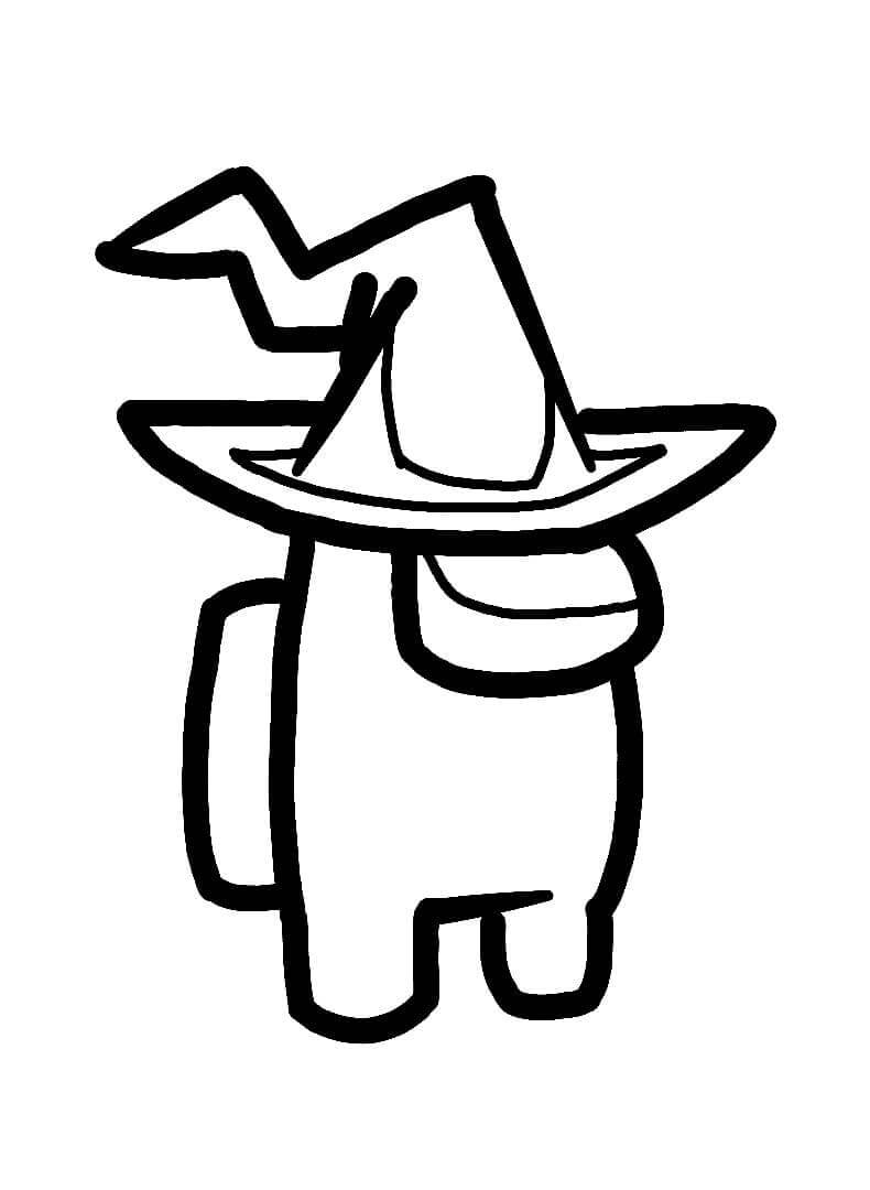 Meidän keskuudessamme Witch Skin Värityskuva