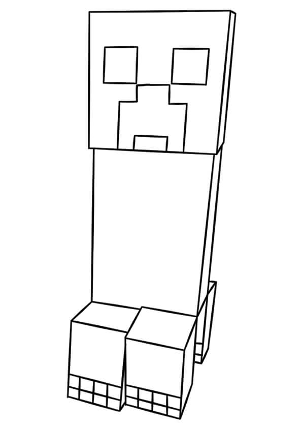 Minecraft Creeper Värityskuva