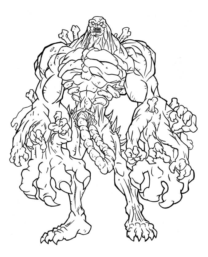 Monster Zombie Värityskuva