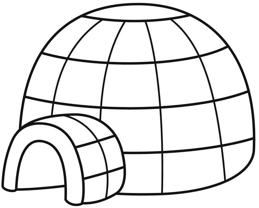 Normaali Iglu Värityskuva