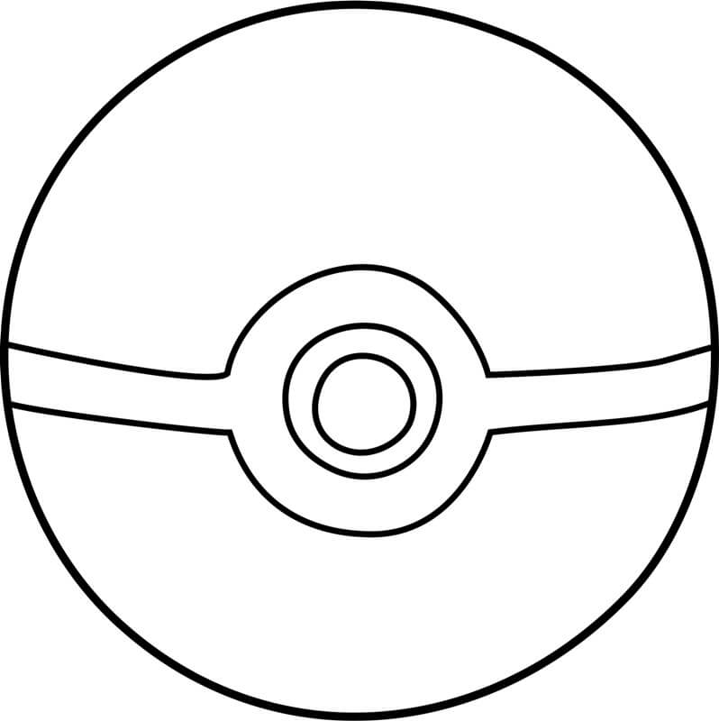 Perus pokeball Värityskuva