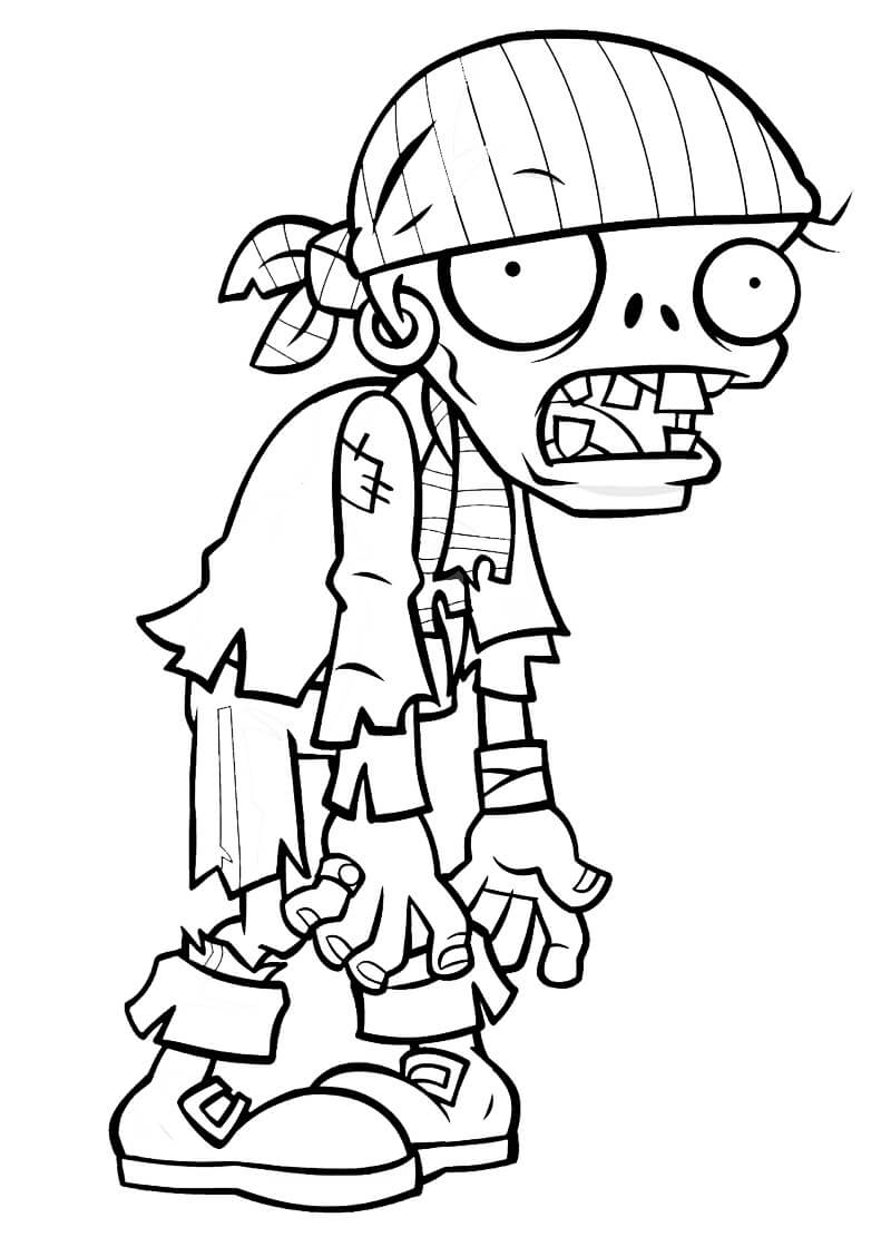 Pirates Zombie Värityskuva