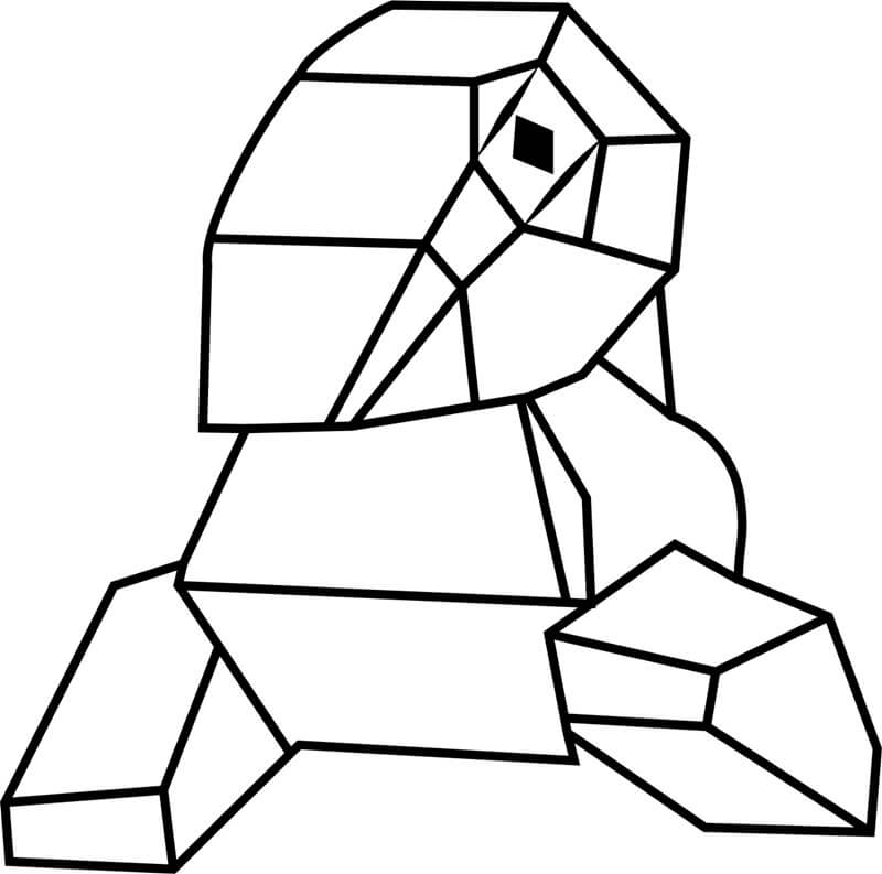 Pokemon Porygon Värityskuva