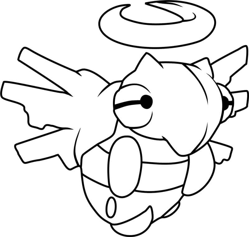 Pokemon Shedinja Värityskuva