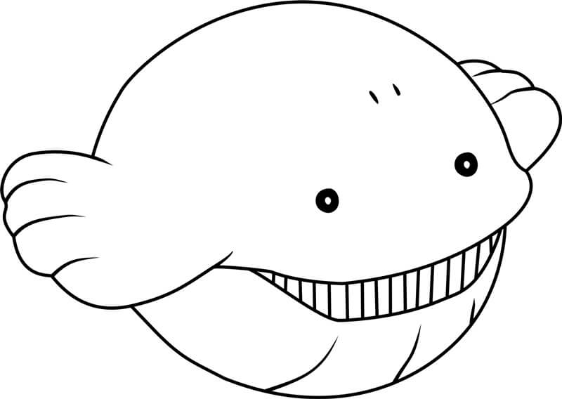Pokemon Wailmer Värityskuva