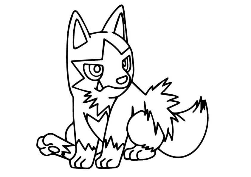 Poochyena Pleure Värityskuva