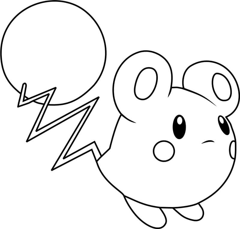 Suloinen Azurill Pokemon Värityskuva