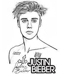 Täydellinen Justin Bieber Värityskuva