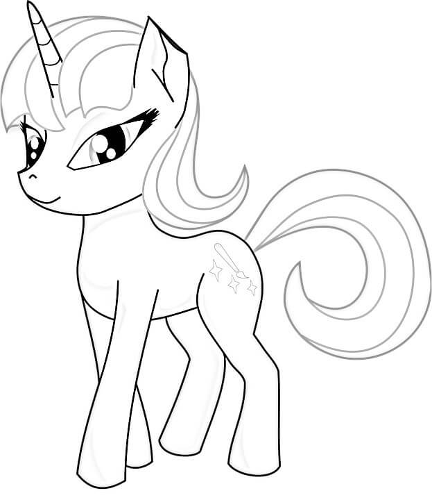 Hämärän Kimallus (Twilight Sparkle) Värityskuva