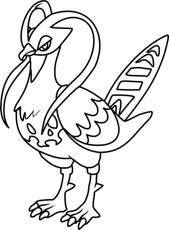 Unfezant Pokemon Värityskuva