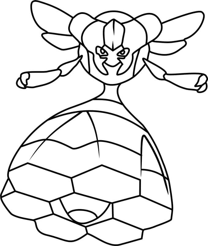 Vespiquen Pokemon Värityskuva